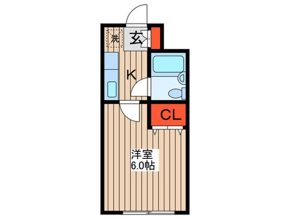 ひまわりハウスの物件間取画像